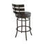 Tabouret de bar pivotant avec mobilité à 360 degrés et confort durable