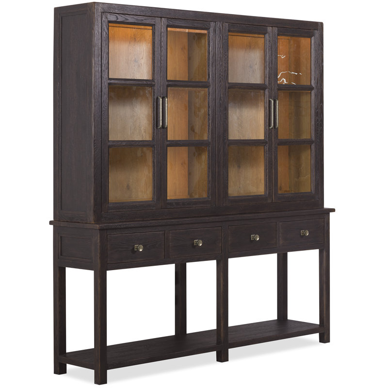 Driftwood Display Sideboard, Black