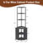 Bar à vin 22,2 po à 5 niveaux avec lumière DEL et port de charge USB-286757973