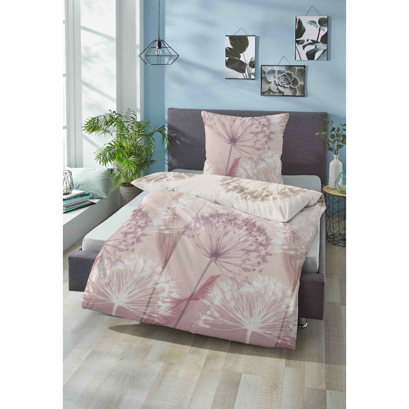 Sateen Duvet Cover Set Set, 155 x 220 cm - 1 Pillowcase (80 x 80 cm)