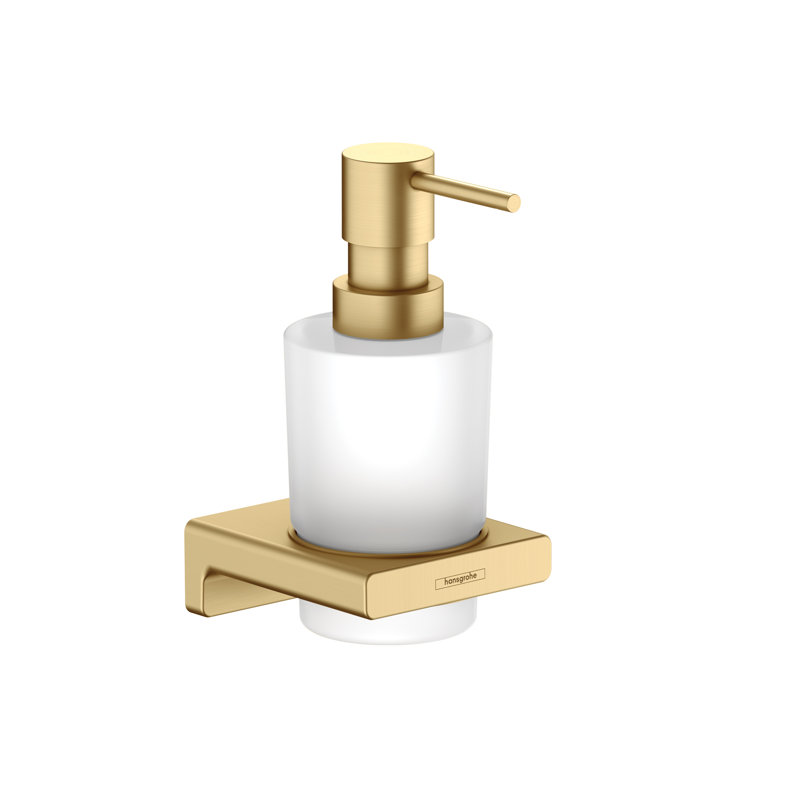 Hansgrohe AddStoris Liquid Soap Dispenser, Brushed Gold Optic
