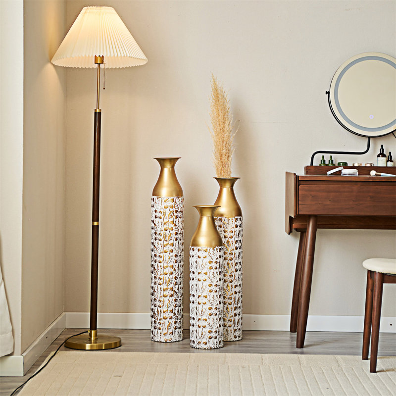 Flower Metal Vase Set