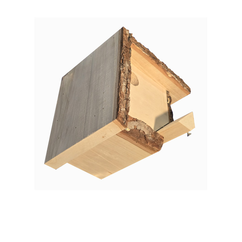 Maison d'oiseaux rustique style chalet