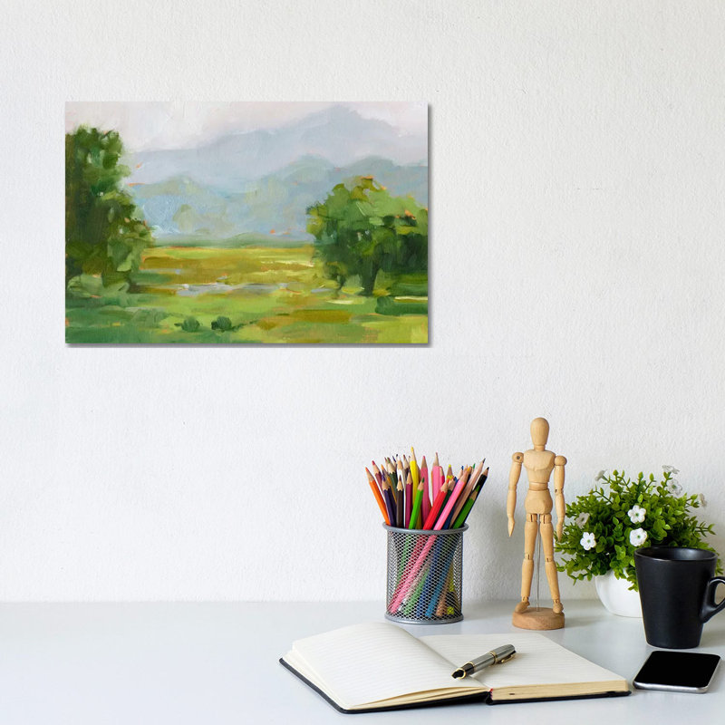Mountain Backdrop III by Ethan Harper - Wrapped Canvas Gallery-Wrapped Canvas Giclée, 20.32 cm H x 30.48 cm W