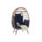 Wicker Egg Chair,Rattan Egg Chair Indoor Outdoor,Oversized Large Egg Chairs 600lbs with Cushion and Pillow for Porch, Backyard, Balcony-1276840503