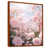Toile avec cadre flottant brun