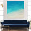 «Ocean Blue Sea Ii», reproduction d'art sur toile géante 72 po x 72 po-59885039