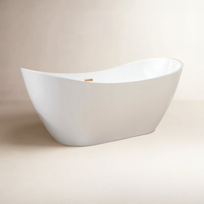 Ophelia Freestanding Soaking Acrylic Bathtub