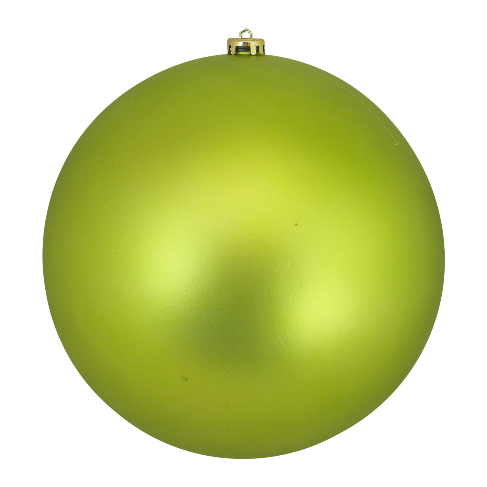 Shatterproof Bauble, 10" H x 10" W x 10" D, Lime Green