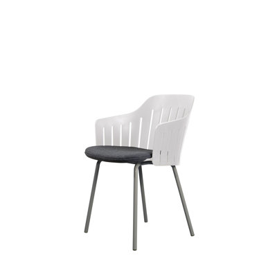 Choice Chair Indoor and Four Steel Legs Base with Upholstery Cane-line Ambience Seat Cover