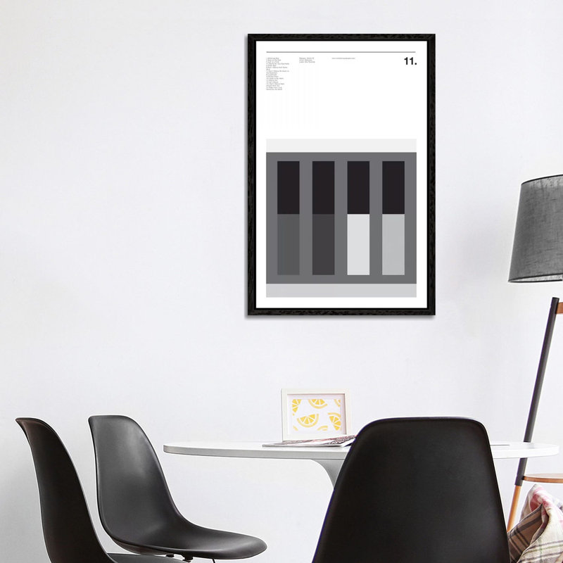 Ramones - Ramones by Nick Barclay - Print on Canvas, 101.6 cm H x 66.04 cm W, Black Framed
