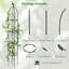2 PCS treillis de jardin pour plantes grimpantes pour plantes grimpantes, antirouille en métal enduit de polyéthylène