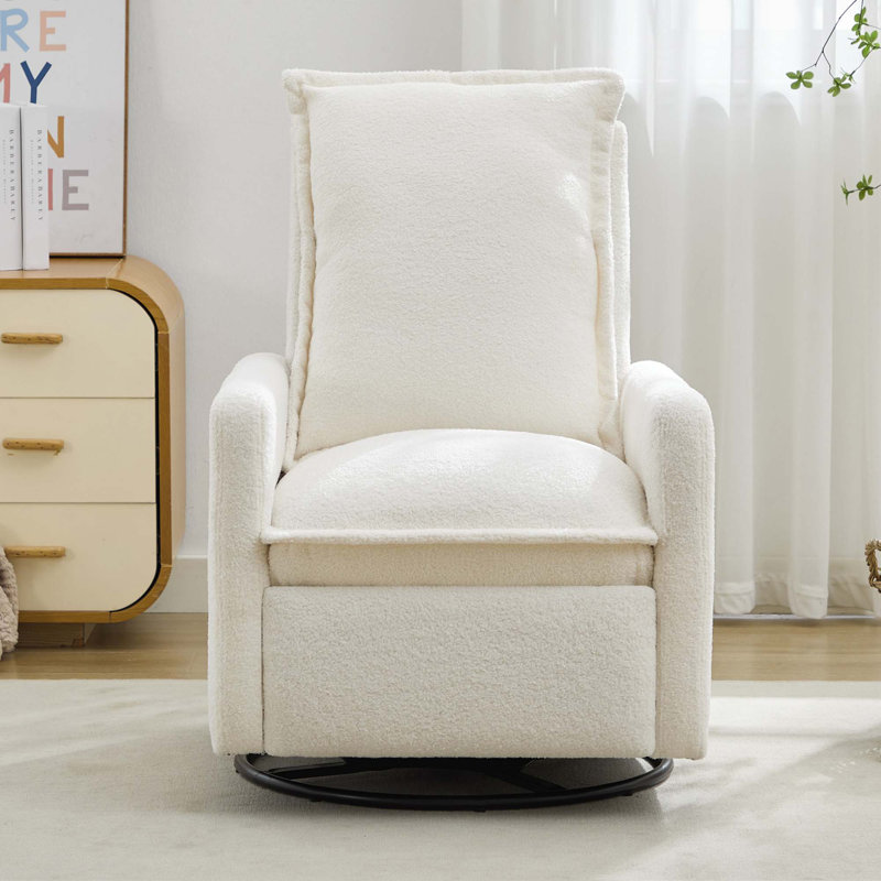 Fauteuil inclinable pivotant à bascule, fauteuil inclinable oscillant à bascule, fauteuil à bascule pour chambre à coucher avec salon