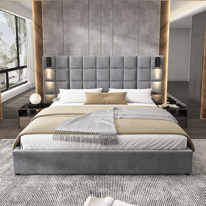 Elegant King Bed Frame