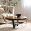 Table basse rustique en bois et fer