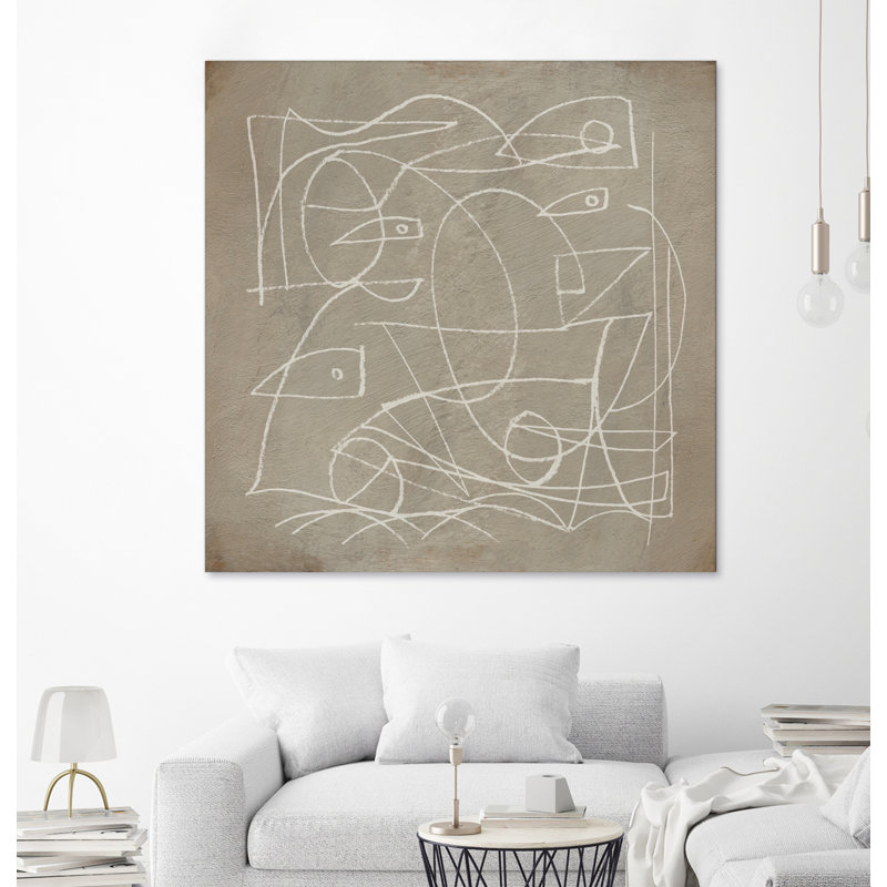 " Faces " by Dan, 72" H x 72" W