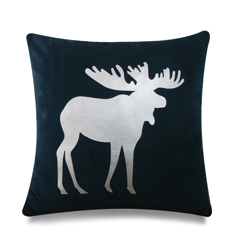Housse de coussin carrée, Argent, Housse de coussin seulement - sans coussin