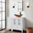 Goudelock 36'' Single Bathroom Vanity with Manufactured Wood Top-36717245-36717244