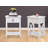Saylesville 1.8ft Small Night Stand with Storage Shelf and Drawer, Wood Night Stands-510226316