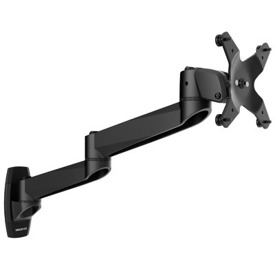 Montez-le! Support mural complet pour moniteur simple jusqu'à 34 po, noir