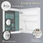 Armoire à pharmacie sans cadre H 26 po avec miroir et 3 tablettes fixes Lakki-2030864588