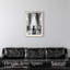 Décoration murale "Her prive I" Shadowbox Print Glam par Notoriart, cadre blond, 25 x 37-78601010-78601009