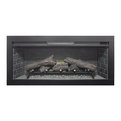 Foyer électrique 36 po avec technologie infrarouge, ensemble de garniture amovible, certification UL, protection par fusible, 5018 pi par heure, 400 pi Pi. Chauffage, minuterie 1 à 8 heures, 11 plages de température pour la maison