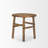 26" Brown Distressed Solid Wood End Table