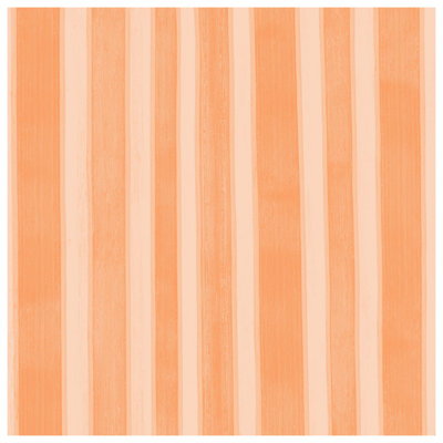 Orange Vertical Stripes Double Sided Throw Pillows