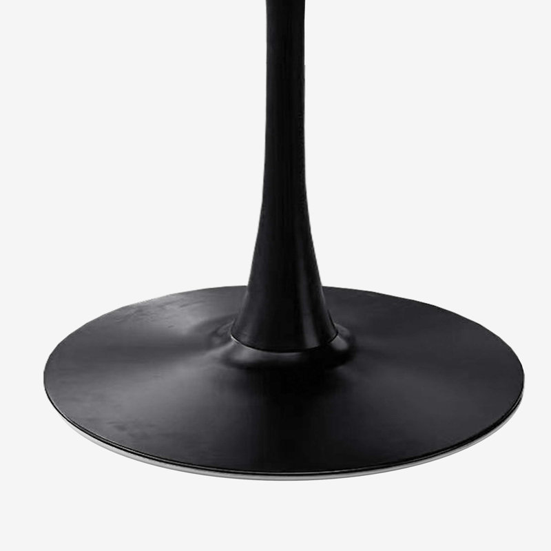 Adrian 42.12"Modern Round Dining Table with Round MDF Table Top,Metal Base Dining Table
