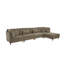 4 Seater Corduroy Corner Sofa -1966848660