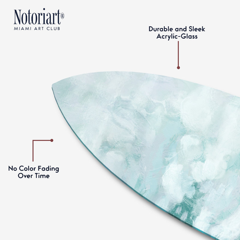 Ensemble de planches de surf et de voiliers grecs – Décoration murale en acrylique sur le thème du littoral par Notoriart
