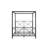 Saarah Metal Canopy Bed-1160027776-1160027777