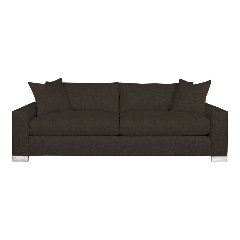 Canapé-lit 83,5 po Claremont, Somptueux chenille II truffe Périgold, Casa Blanca