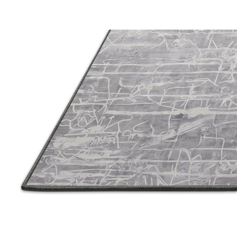 Tapis rose soyeux et moelleux, Rectangle 7 pi x 9 pi