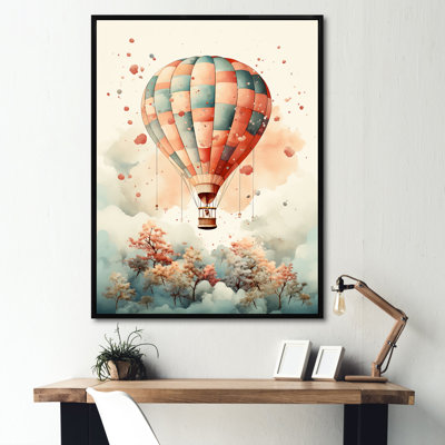 " Classic Hot Air Balloon Charm IV "