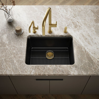 Cairn® 25" L x 18" W Undermount Kitchen Sink With Accessories