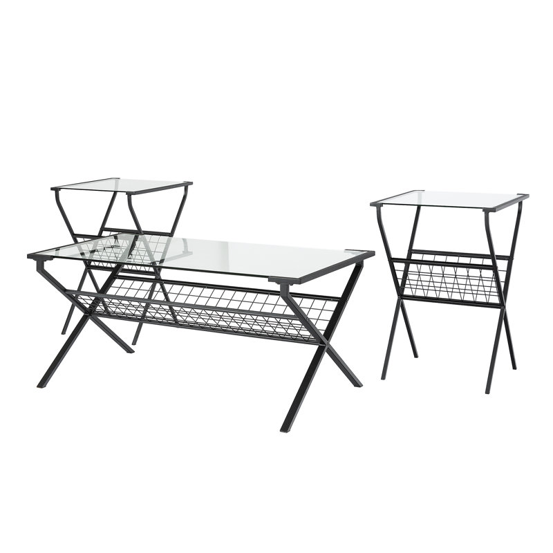 Ensemble de tables basses 3 pièces Glebe