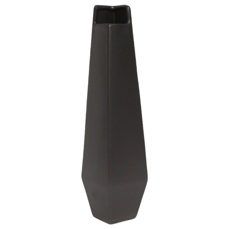 Mayghan Ceramic Vase, 13" H x 3" W x 3" D