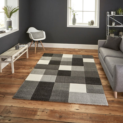 Langley area rug Machine Woven Rectangle Grey