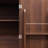 63" Walnut Durable Kitchen Pantry