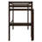 Twin Size High Loft Bed, Wood Loft Bed Frame With Built-In Desk And Ladder, Rubber Wood Bed With Safety Guardrail, Space-Saving