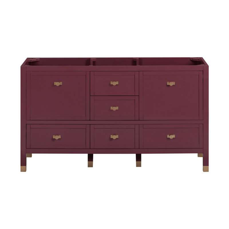 Meuble-lavabo double 60 po Alana
