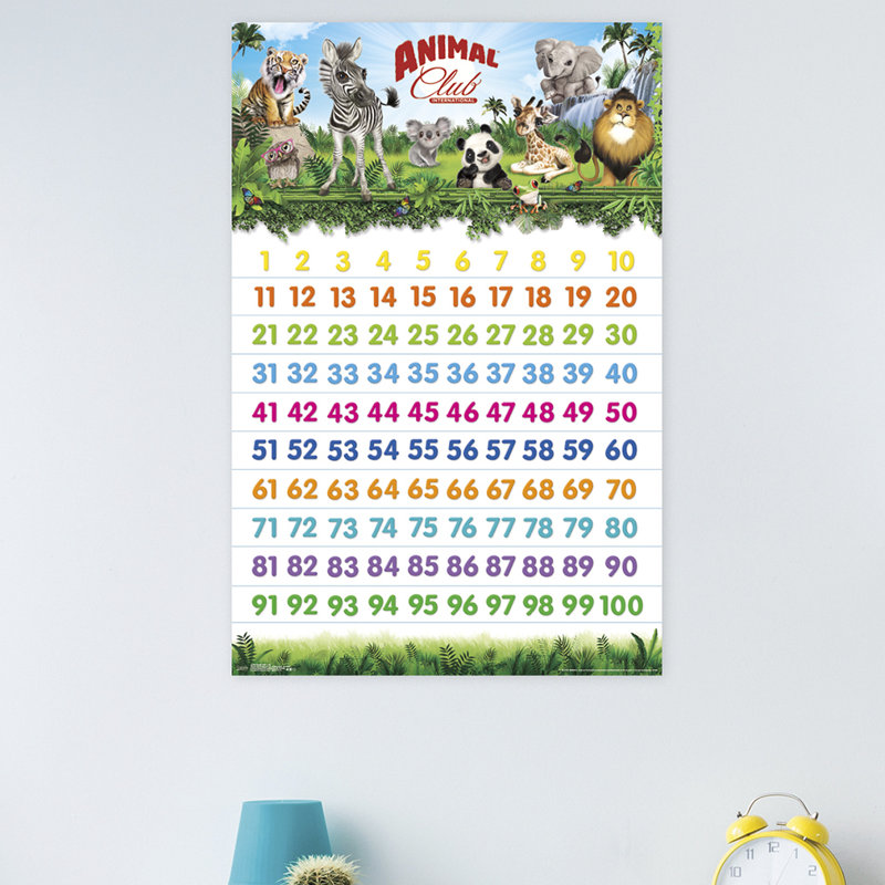 « animal club-123 », impression sur papier