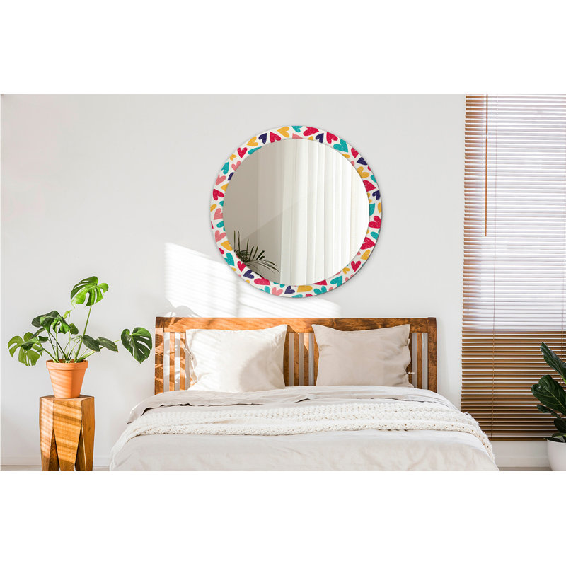 Huldar Glass Flat Wall Mirror