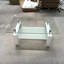 Table basse de salon en verre trempé transparent, 2 couches-125538014-125538012