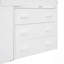 Lit mezzanine simple avec armoire et tablette-180795193