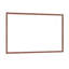 Miroir de salle de bain rectangulaire surdimensionné de 60 po x 40 po avec cadre en noyer-2078285684-2078285686