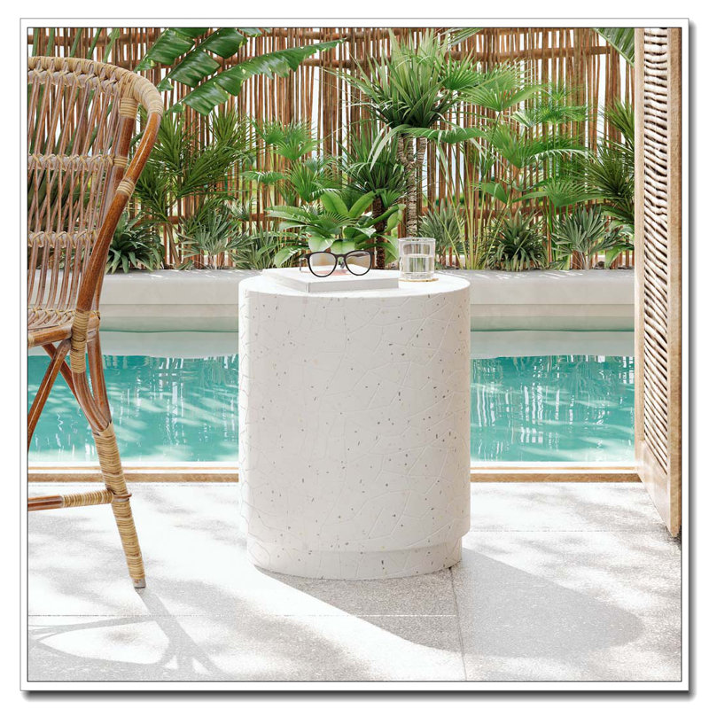 Table de bout en béton