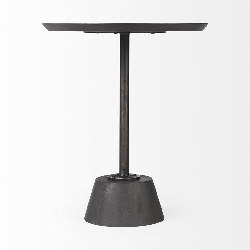 Solid Wood Top End Table